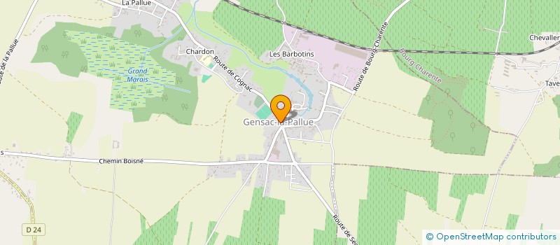 localisation de l'entreprise FESTIVALE à GENSAC-LA-PALLUE