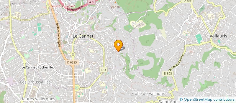 localisation de l'entreprise FESTIVALS ENTERPRISE à LE CANNET