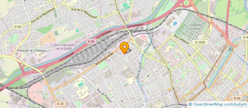 localisation de l'entreprise FESTIVI'THE  MULHOUSE