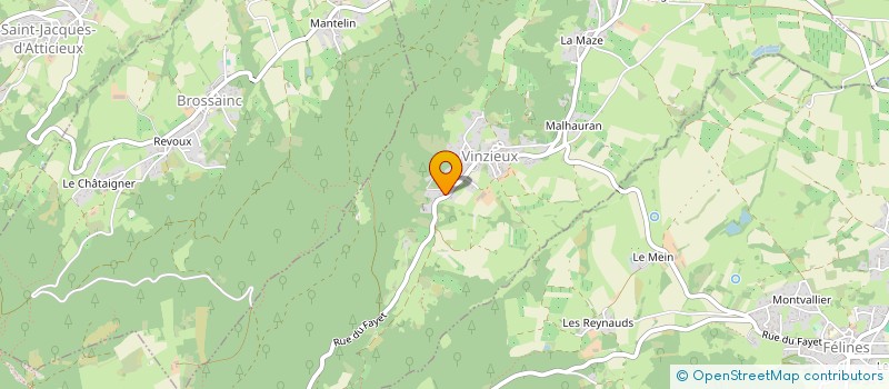 localisation de l'entreprise FESTIVIN  VINZIEUX