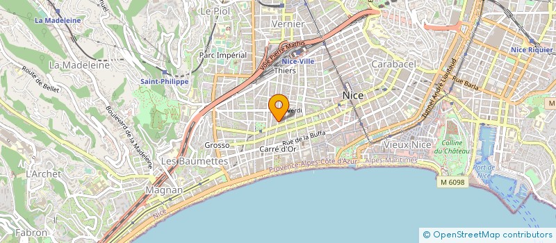 localisation de l'entreprise FESTIVITE NAVAH NICE  NICE