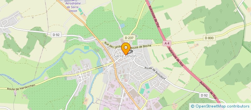 localisation de l'entreprise FESTIVITES CLUB  SARRE-UNION
