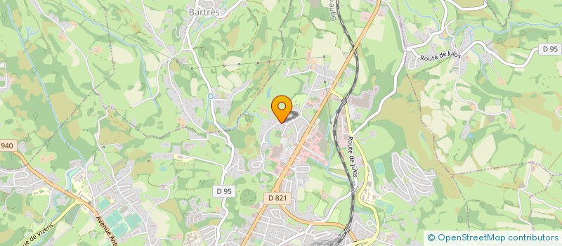 localisation de l'entreprise FESTOVALIES EN BIGORRE  LOURDES