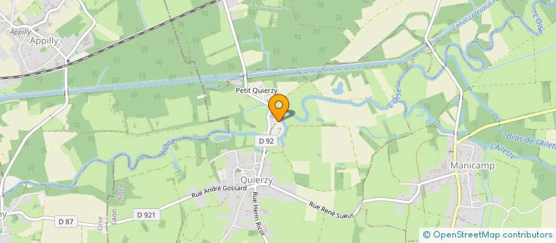 localisation de l'entreprise FESTOYAGE CHERIZIEN  QUIERZY