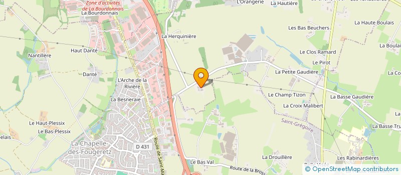 localisation de l'entreprise FESTOYEZ MIEUX  MELESSE