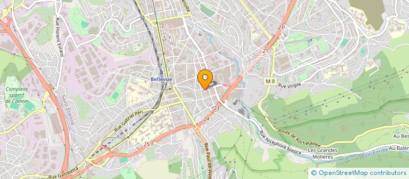 localisation de l'entreprise FESTY LIGHT  SAINT-ETIENNE