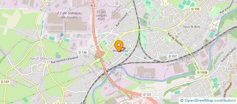 localisation de l'entreprise FESTY PARADE DE MAUBEUGE  MAUBEUGE