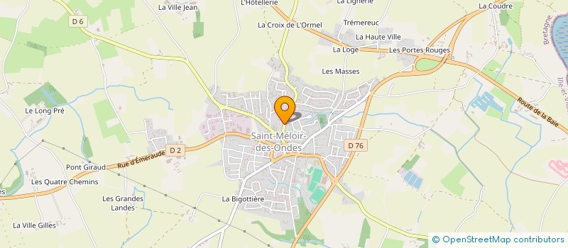 localisation de l'entreprise FESTY VILLAGE  SAINT-MELOIR-DES-ONDES