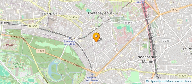 localisation de l'entreprise FET INVESTISSEMENTS à FONTENAY-SOUS-BOIS