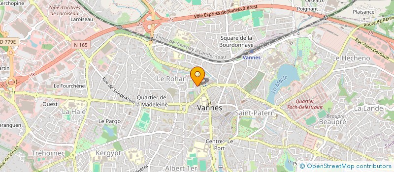 localisation de l'entreprise FETAN BLAY à VANNES
