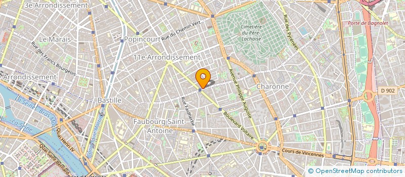 localisation de l'entreprise FETART  PARIS