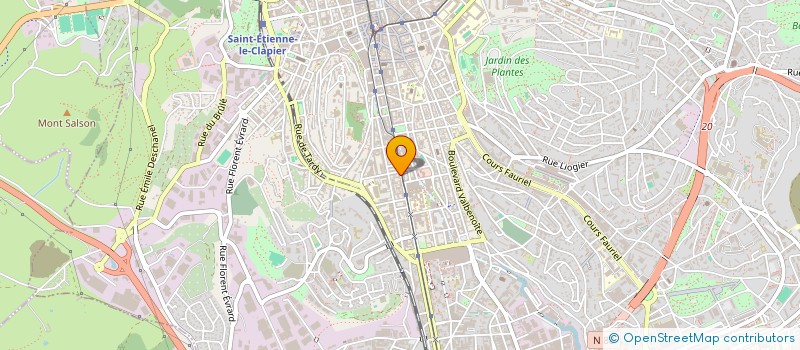 localisation de l'entreprise FETAZ  SAINT-ETIENNE