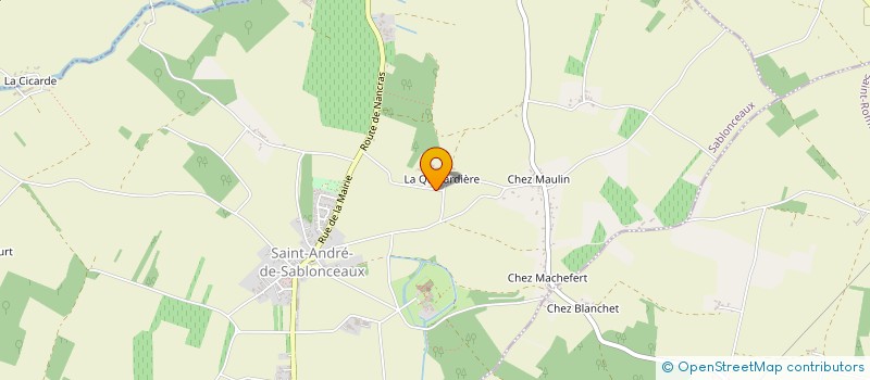 localisation de l'entreprise FETE DE L'AMITIE  SABLONCEAUX