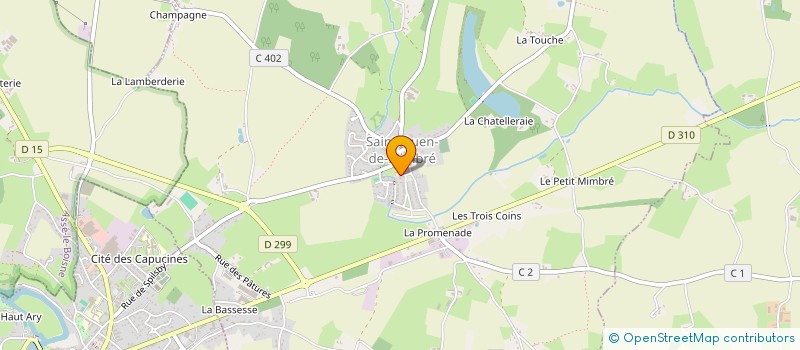 localisation de l'entreprise FETE DE LE PATAT'  SAINT-OUEN-DE-MIMBRE