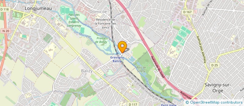 localisation de l'entreprise FETE DES ECOLES DE BALIZY  LONGJUMEAU