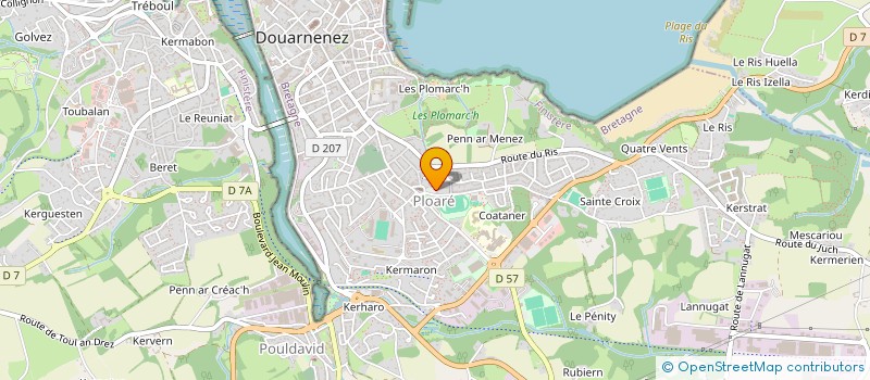 localisation de l'entreprise FETE DES MOUETTES - FESTIVAL DES PORTS D'EUROPE  DOUARNENEZ