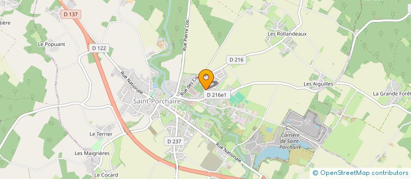 localisation de l'entreprise FETE DU BRUIT  SAINT-PORCHAIRE