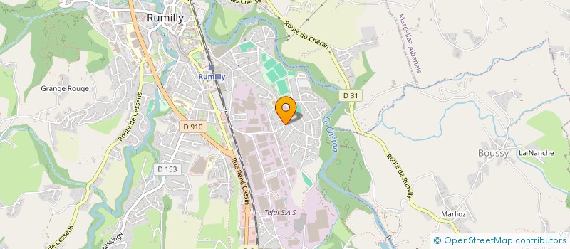 localisation de l'entreprise FETE ET MOI RUMILLY  RUMILLY