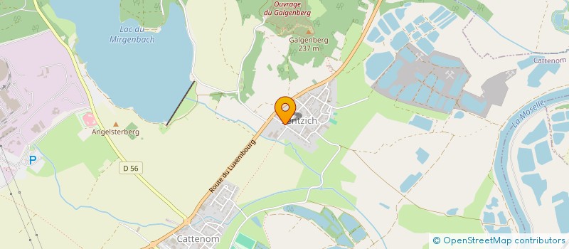 localisation de l'entreprise FETE PATRONALE DE SENTZICH  CATTENOM