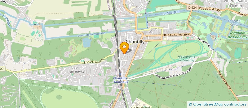 localisation de l'entreprise FETE SENSATION GENNEVILLIERS à CHANTILLY