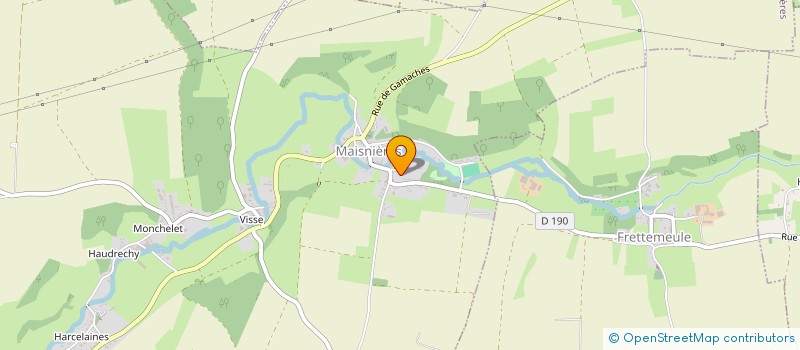 localisation de l'entreprise FETE YERES, FESTIVAL CONVIVIAL ET POPULAIRE DE LA VALLEE DE L'YERES  MAISNIERES