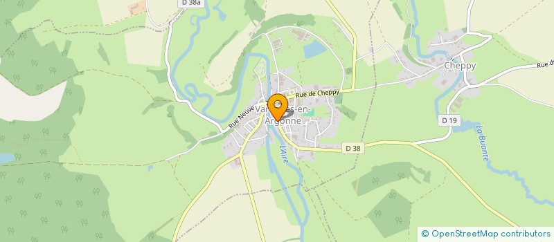 localisation de l'entreprise FETES A VARENNES  VARENNES-EN-ARGONNE