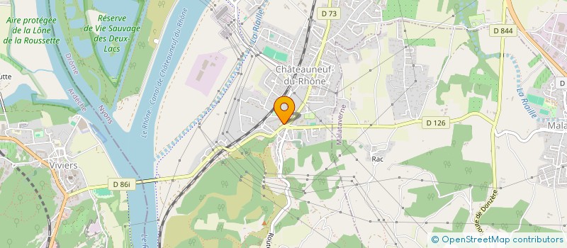 localisation de l'entreprise FETES CASTELNEUVOISES  CHATEAUNEUF-DU-RHONE