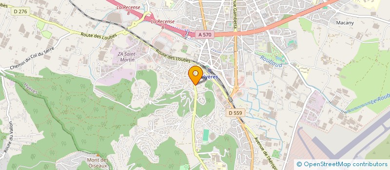 localisation de l'entreprise FETES D'ART à HYERES