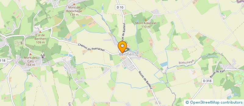 localisation de l'entreprise FETES EN FLANDRES à BERTHEN