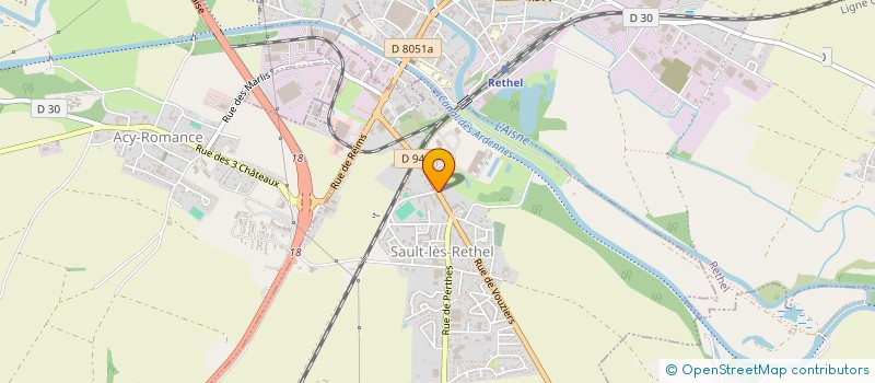 localisation de l'entreprise FETES ET CULTURES A SAULT LES RETHEL  SAULT-LES-RETHEL