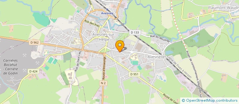 localisation de l'entreprise FETES ET LOISIRS BAS LIEU  AVESNELLES