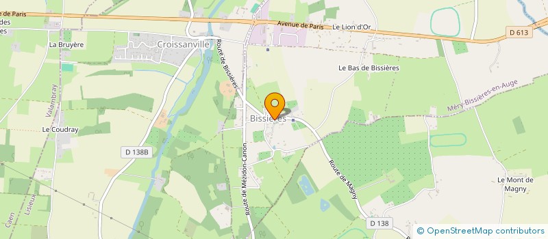 localisation de l'entreprise FETES ET LOISIRS BISSIEROIS  BISSIERES