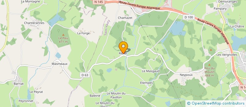 localisation de l'entreprise FETES ET LOISIRS ST VALERIEN à SAINT-VAURY