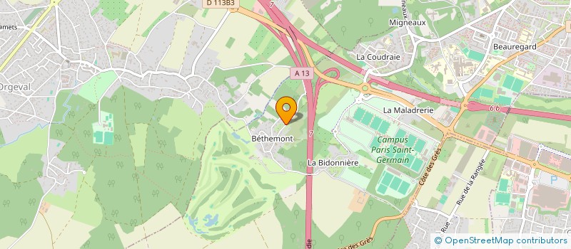 localisation de l'entreprise FETES ET RECEPTIONS  POISSY