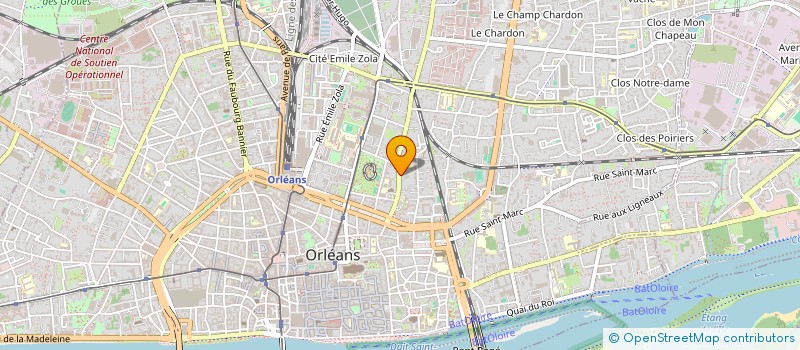 localisation de l'entreprise FETES SANS FRONTIERES  ORLEANS