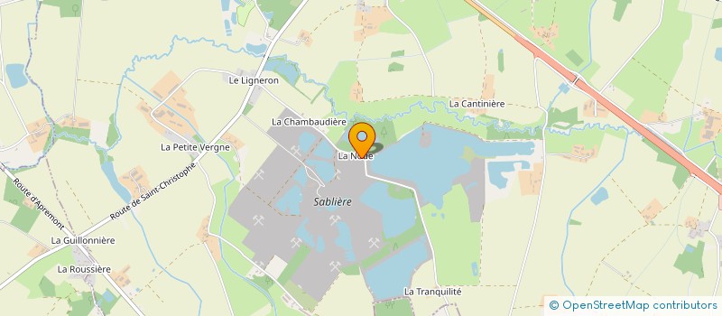 localisation de l'entreprise FETES SECRETES à SAINT-CHRISTOPHE-DU-LIGNERON
