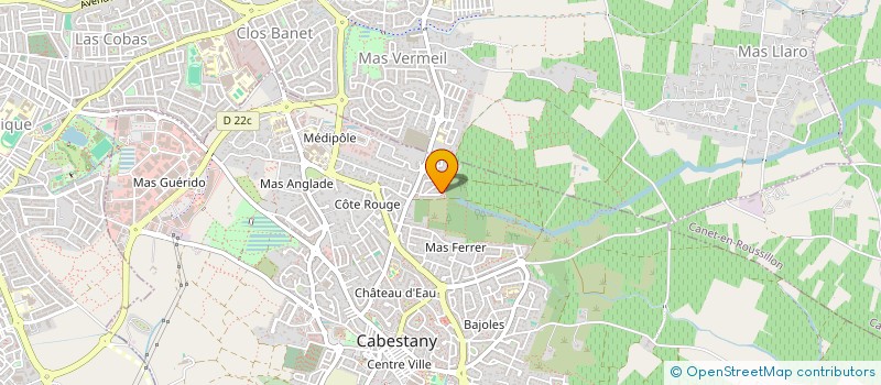 localisation de l'entreprise FETH  CABESTANY