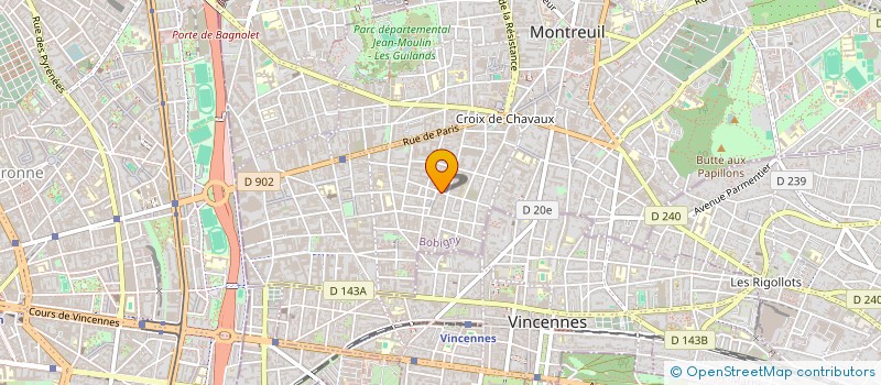 localisation de l'entreprise FETH-CO à MONTREUIL