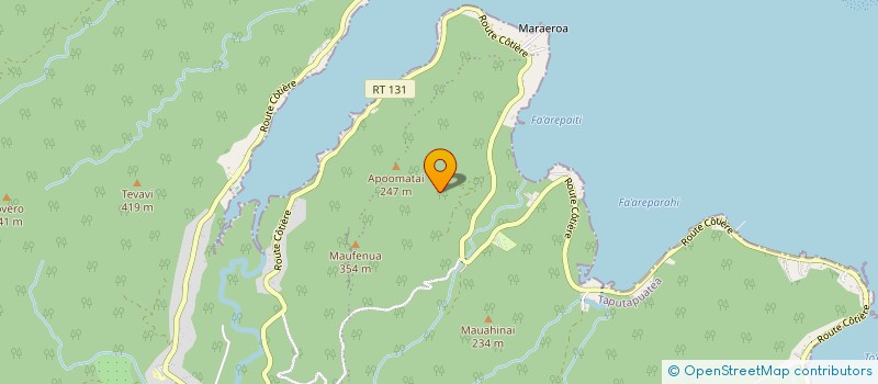 localisation de l'entreprise FETI'A ANUANUA  TAPUTAPUATEA