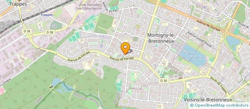 localisation de l'entreprise FETIA TAHITI à MONTIGNY-LE-BRETONNEUX