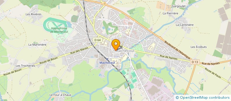 localisation de l'entreprise FETIVEAU ET RABILLE à MACHECOUL-SAINT-MEME