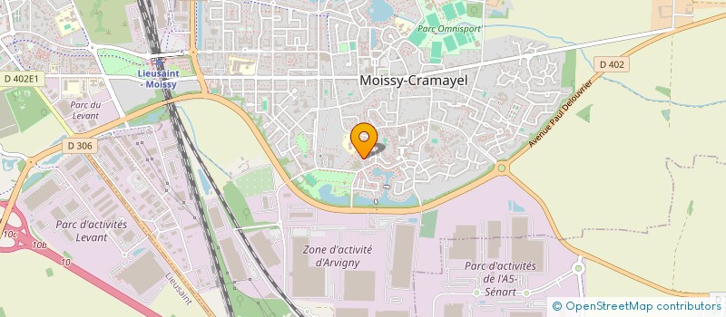 localisation de l'entreprise FETLYC à MOISSY-CRAMAYEL