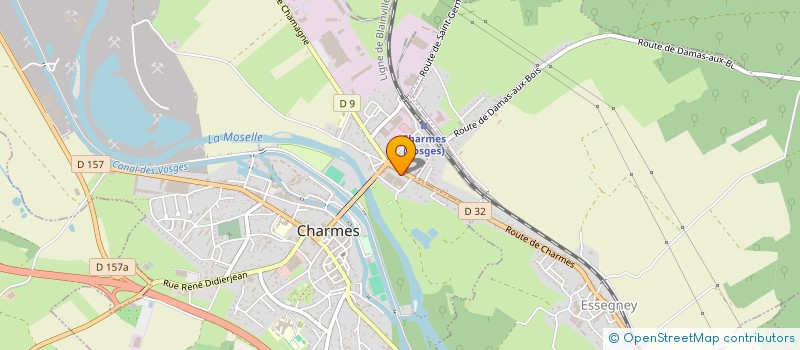 localisation de l'entreprise FETMAT à CHARMES