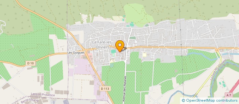 localisation de l'entreprise FETNAT SALON  LA FARE-LES-OLIVIERS