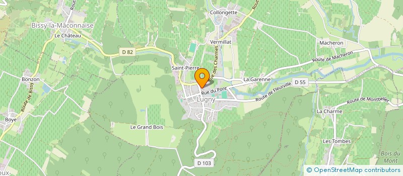 localisation de l'entreprise FETON 3000 - FEDERATION DES TERRIENS ORGANISATEURS DE LA NUIT DE L'AN 3000 (PA) à LUGNY