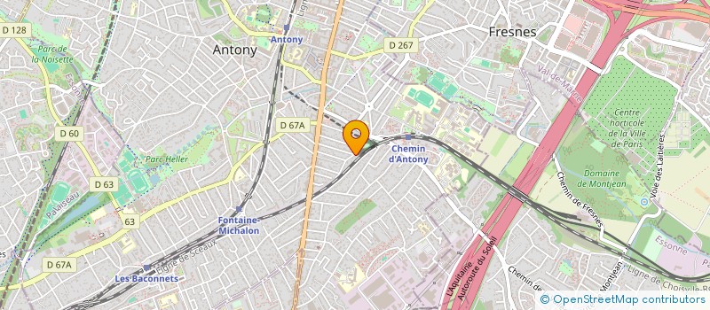localisation de l'entreprise FETOUI INVEST à ANTONY
