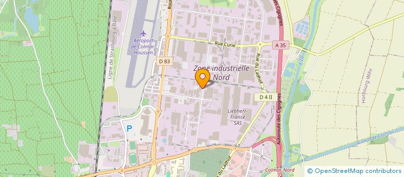localisation de l'entreprise FETRA FRANCE SARL à COLMAR