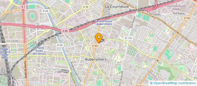 localisation de l'entreprise FETTA à AUBERVILLIERS