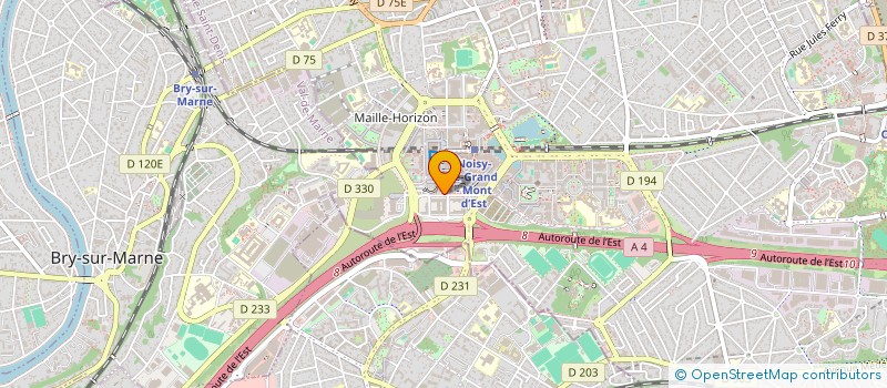 localisation de l'entreprise FETTE COMPACTING FRANCE SAS à NOISY-LE-GRAND