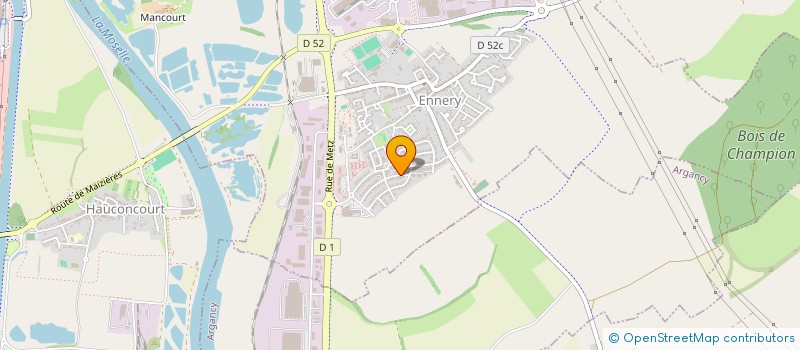 localisation de l'entreprise FETY  ENNERY